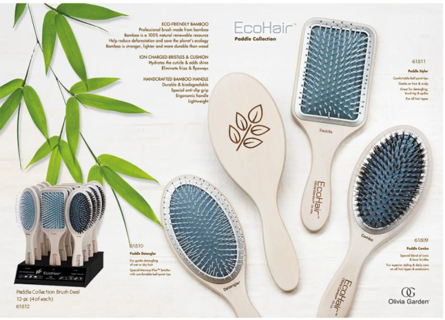 Olivia Garden Ecohair Paddle Brushes